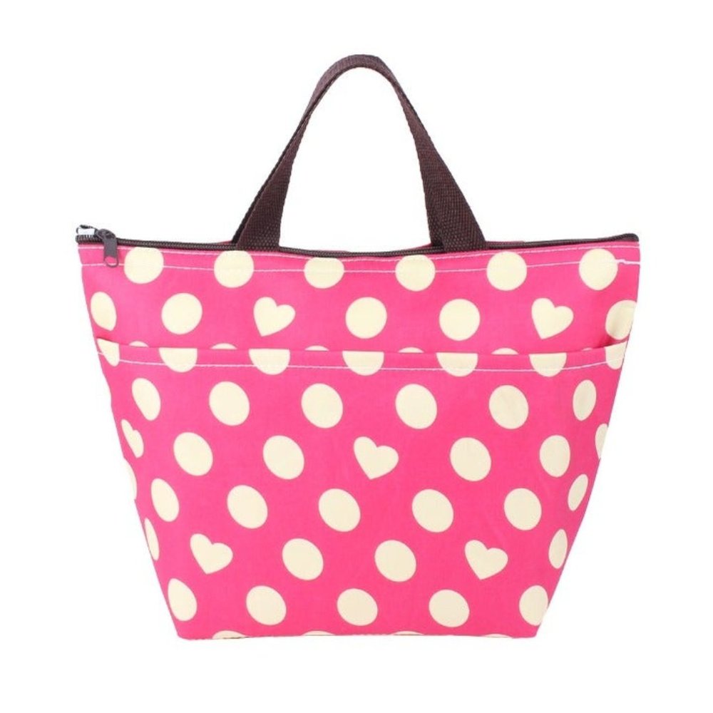 Heart Printing Insulated Cooler Lunch To